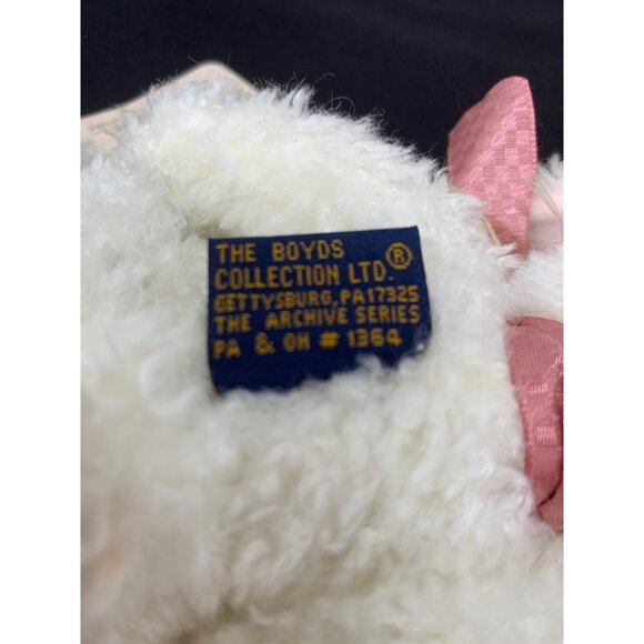 Boyds Bears & Friends Nataalie Nibblenose 7" Style # 5733000-01 White and Pink B - Picture 4 of 8